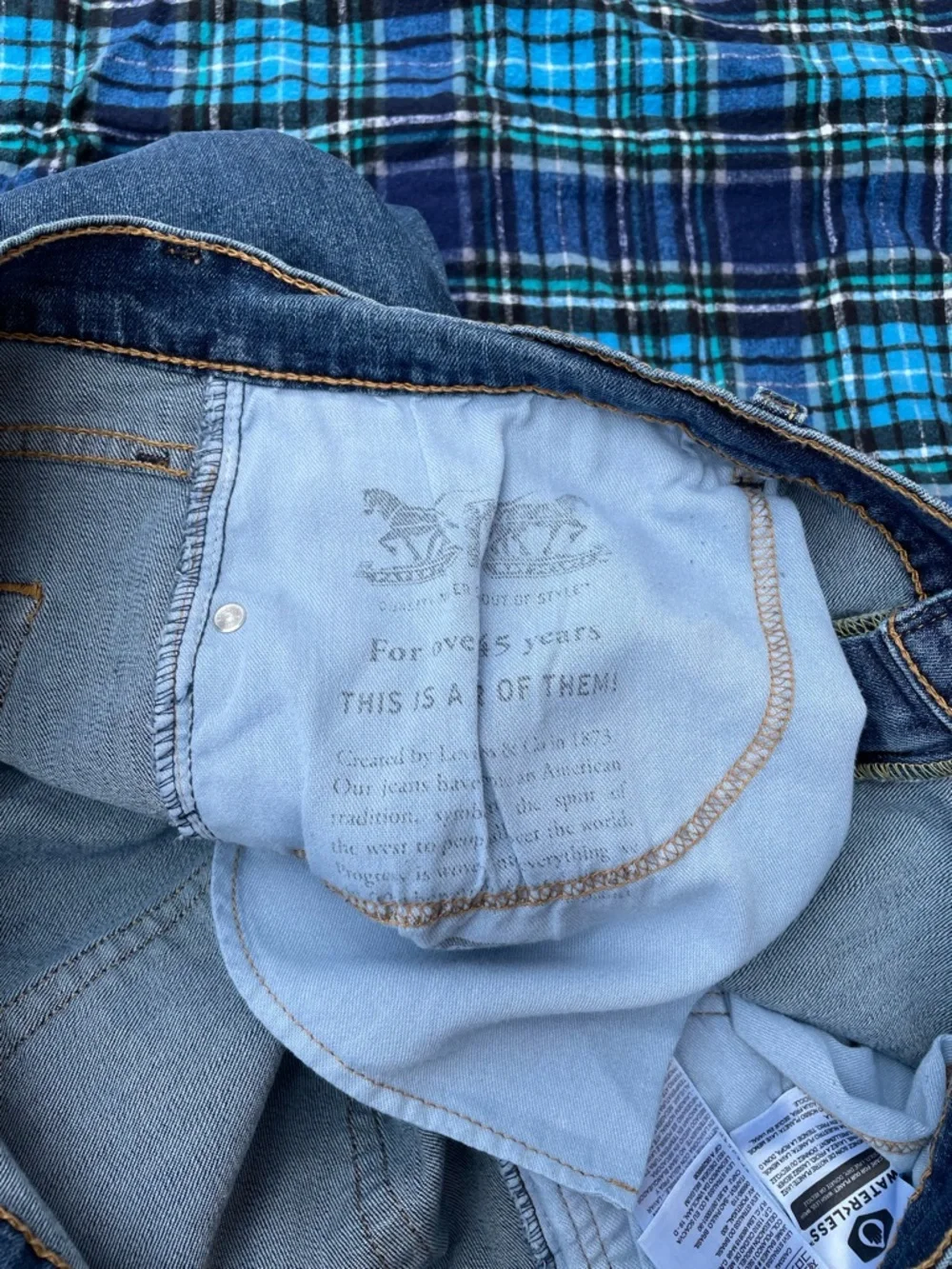 🌱5/$25🌱 Levi’s 559s | 40x34 Dark Wash Straight Leg Stretchy Jeans